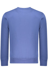 COVERI MOVING MEN'S BLUE ZIP-LESS SWEATSHIRT