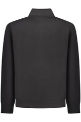 COVERI MOVING MEN'S BLACK ZIP-UP SWEATSHIRT