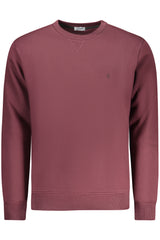 COVERI MOVING MEN'S RED ZIP-LESS SWEATSHIRT
