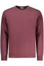 COVERI MOVING MEN'S RED ZIP-LESS SWEATSHIRT