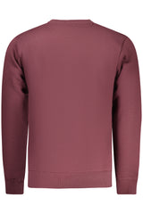 COVERI MOVING MEN'S RED ZIP-LESS SWEATSHIRT
