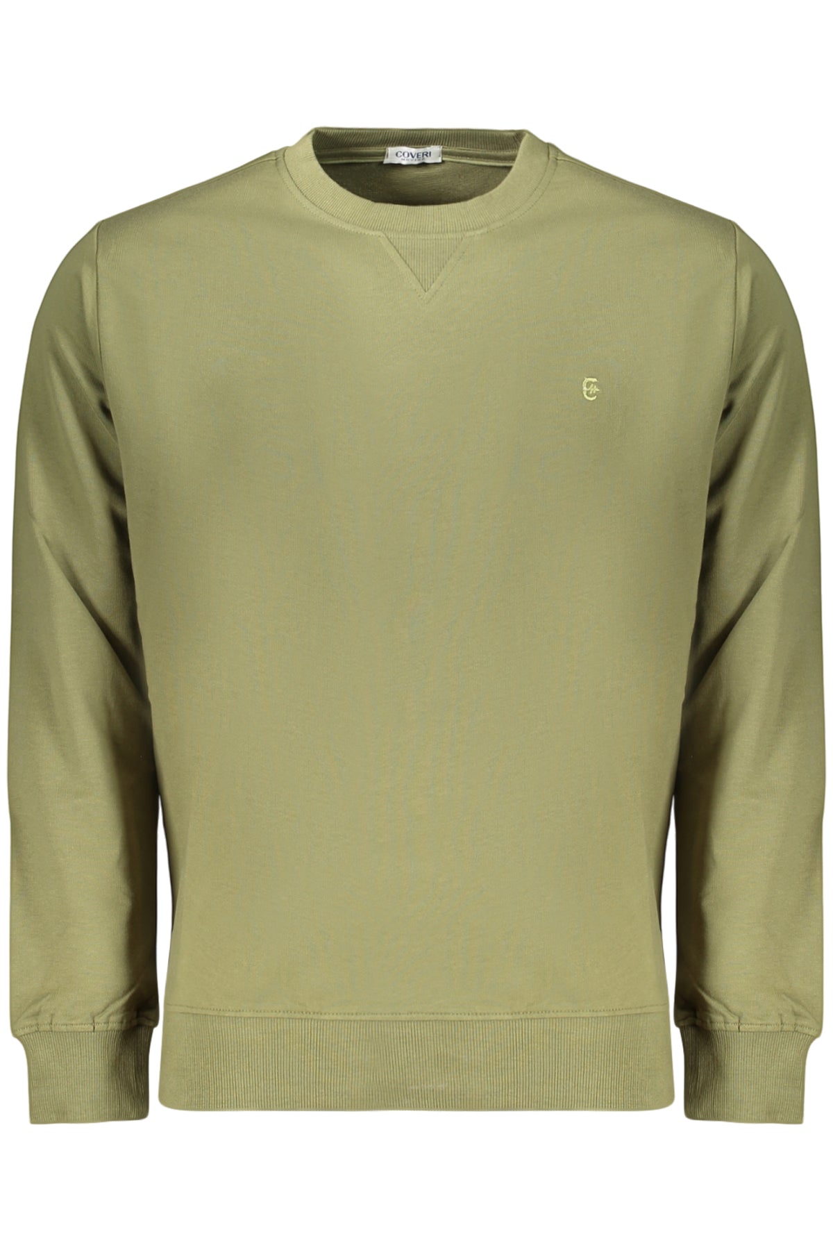 COVERI MOVING MEN'S ZIP-LESS SWEATSHIRT GREEN