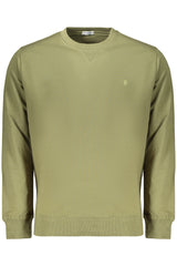 COVERI MOVING MEN'S ZIP-LESS SWEATSHIRT GREEN