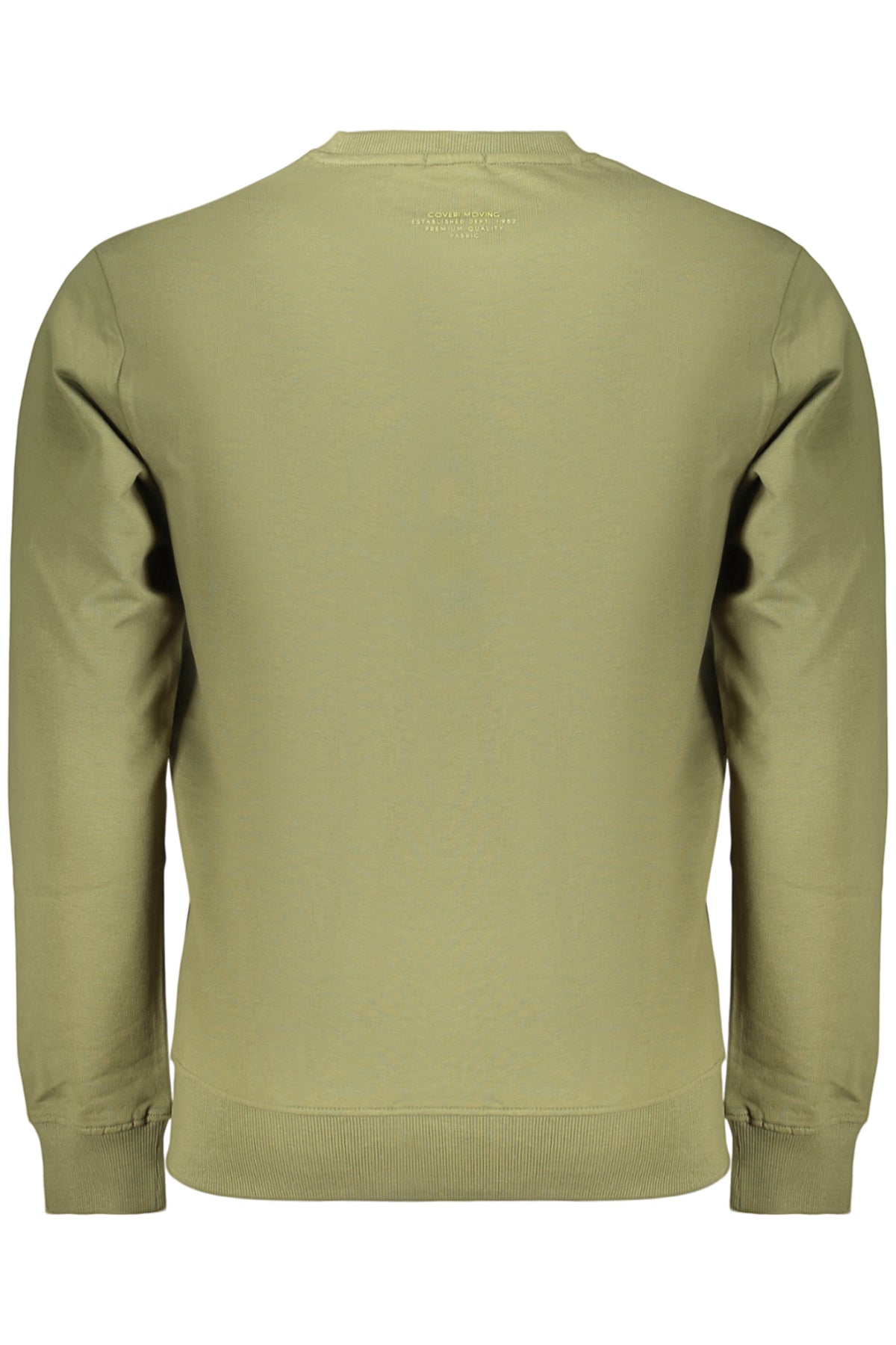 COVERI MOVING MEN'S ZIP-LESS SWEATSHIRT GREEN