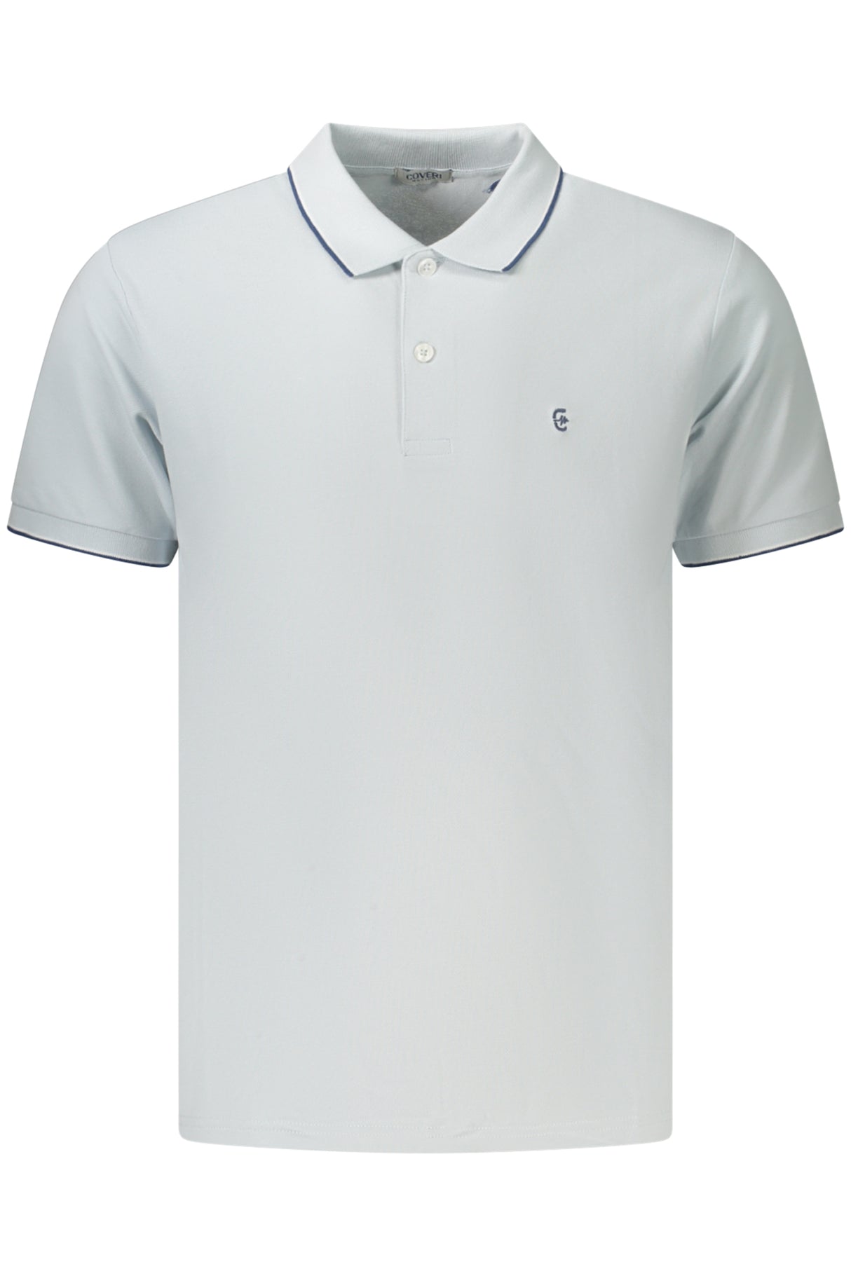 COVERI MOVING MEN'S SHORT-SLEEVE POLO SHIRT, BLUE