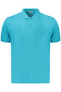 COVERI MOVING MEN'S SHORT-SLEEVE POLO SHIRT, BLUE