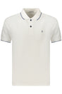 COVERI MOVING MEN'S SHORT-SLEEVE POLO SHIRT WHITE