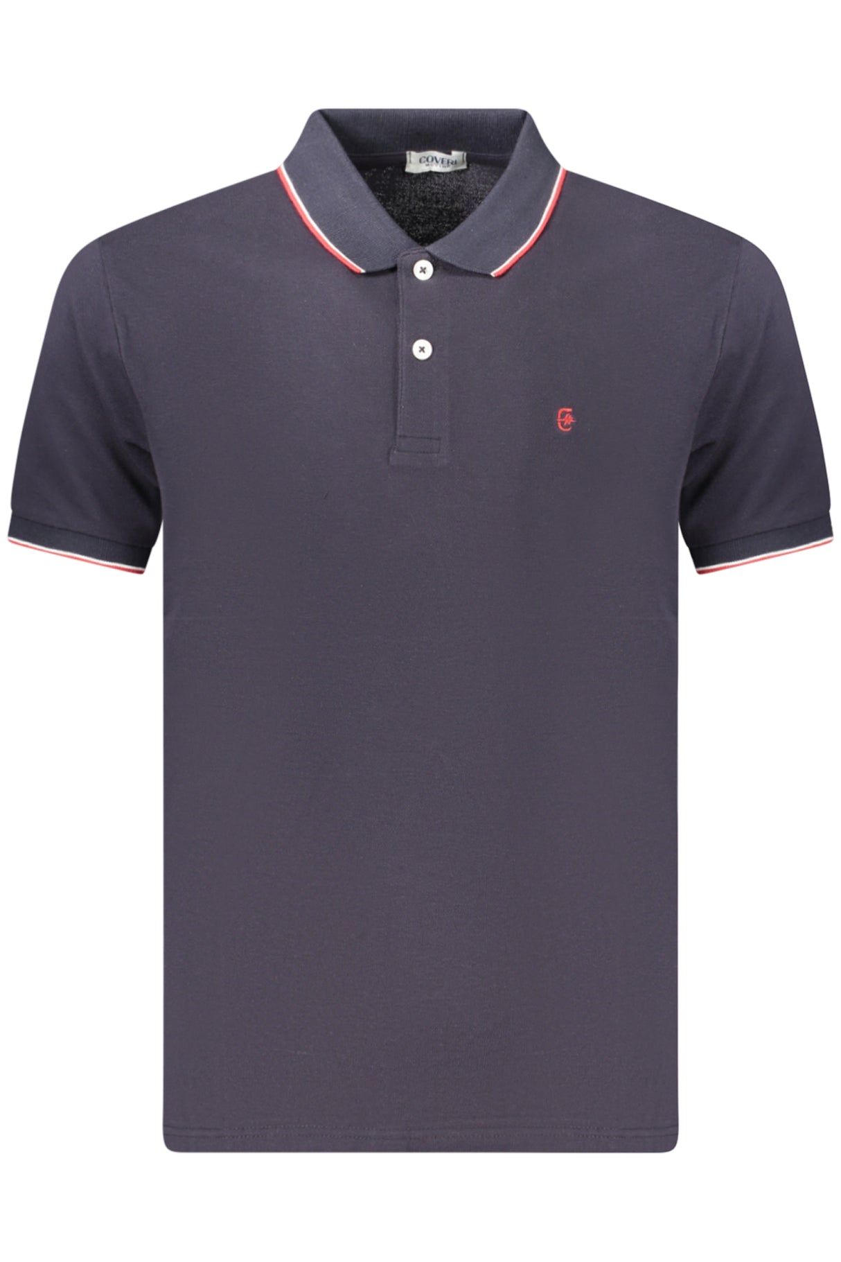 COVERI MOVING MEN'S SHORT-SLEEVE POLO SHIRT, BLUE