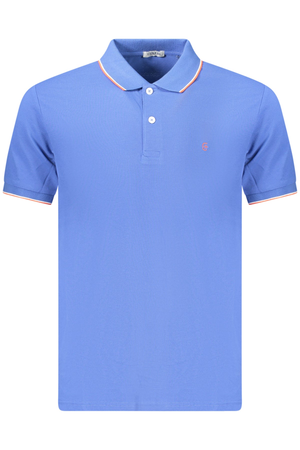 COVERI MOVING MEN'S SHORT-SLEEVE POLO SHIRT, BLUE