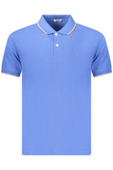 COVERI MOVING MEN'S SHORT-SLEEVE POLO SHIRT, BLUE