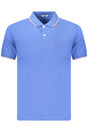 COVERI MOVING MEN'S SHORT-SLEEVE POLO SHIRT, BLUE
