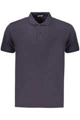 COVERI MOVING MEN'S SHORT-SLEEVE POLO SHIRT, BLUE