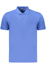 COVERI MOVING MEN'S SHORT-SLEEVE POLO SHIRT, BLUE