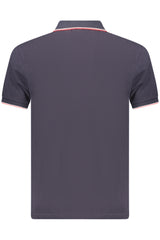 COVERI MOVING MEN'S SHORT-SLEEVE POLO SHIRT, BLUE