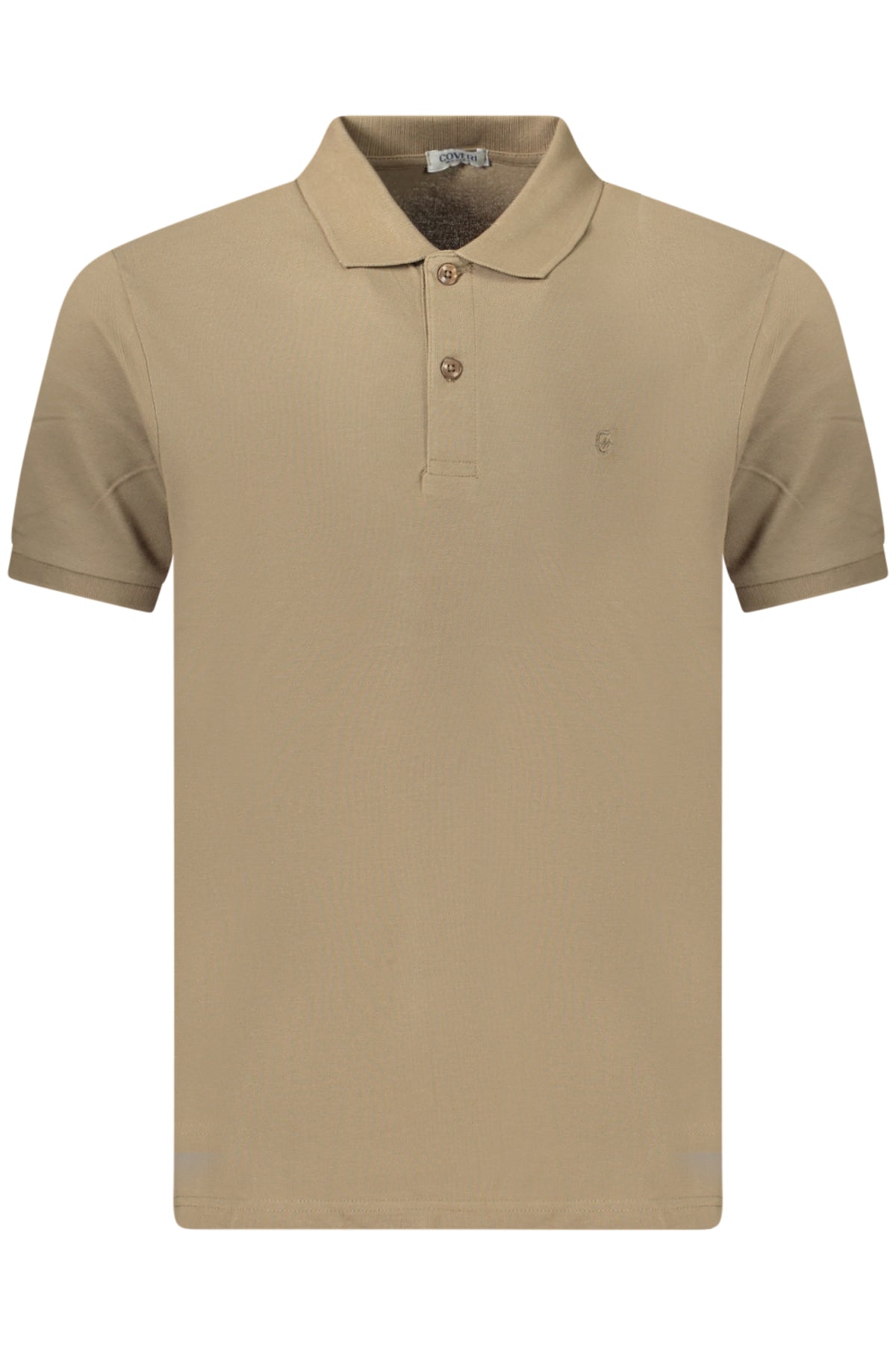 COVERI MOVING MEN'S SHORT-SLEEVE POLO SHIRT, BROWN
