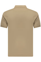 COVERI MOVING MEN'S SHORT-SLEEVE POLO SHIRT, BROWN