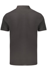 COVERI MOVING MEN'S SHORT-SLEEVE POLO SHIRT BLACK