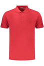 COVERI MOVING MEN'S SHORT-SLEEVE POLO SHIRT, RED