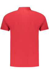 COVERI MOVING MEN'S SHORT-SLEEVE POLO SHIRT, RED