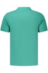 COVERI MOVING MEN'S SHORT-SLEEVE POLO SHIRT, GREEN