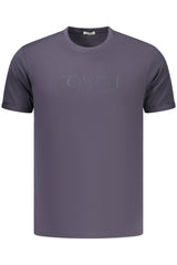 COVERI MOVING MEN'S SHORT-SLEEVE T-SHIRT, BLUE
