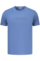 COVERI MOVING MEN'S SHORT-SLEEVE T-SHIRT, BLUE