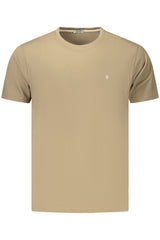 COVERI MOVING MEN'S SHORT-SLEEVE T-SHIRT BROWN