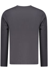 COVERI MOVING MEN'S LONG-SLEEVED T-SHIRT, BLUE