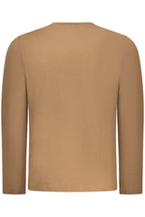 COVERI MOVING MEN'S LONG-SLEEVED T-SHIRT, BROWN