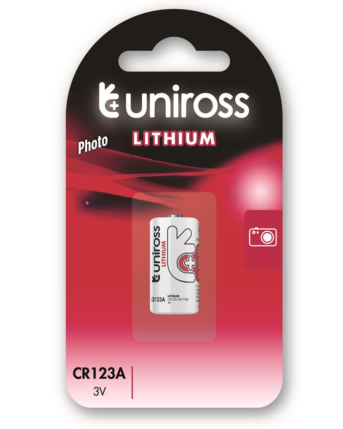 Uniross Lithium CR123A 3V Battery (1pc)