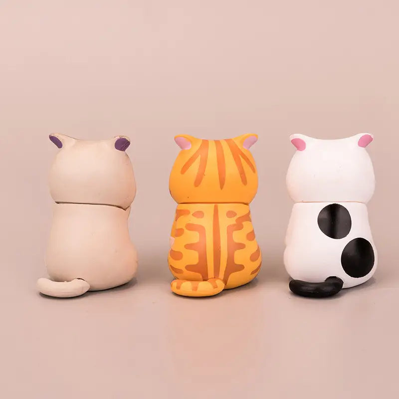 Cute Facepalm Cat Figurine for Desk and Home Decor