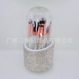 Diamond Makeup Brush Set - 10/12 Pcs Ultra Soft Tools