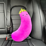 Car Seat Belt Pillow Stocking Stuffers Cute Toy Rabbit Safety Seatbelt Shoulder Pad Auto Accessory Neck Cushion Protector Seatbelt Shoulder Protector Sleeping Pillow Nice Gift (Eggplant)