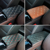 Car Armrest Pad Leather Universal Interior Accessory