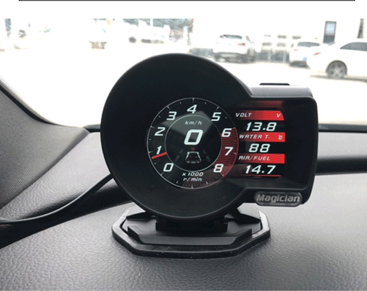 "Magic OBD LCD Car Gauge with Multi-Function Display"
