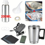 Car Headlight Restoration Coating Tool Set with 200ml Cup
