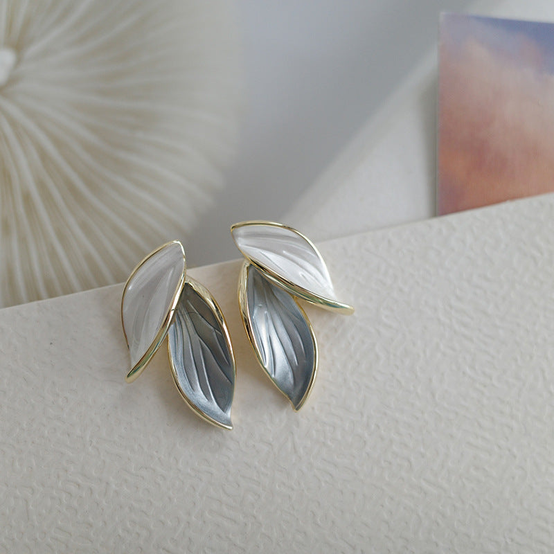 Simple Leaf Earrings for Women - Party Accessories