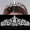 European Bride Headdress, Korean Style Crystal Crown