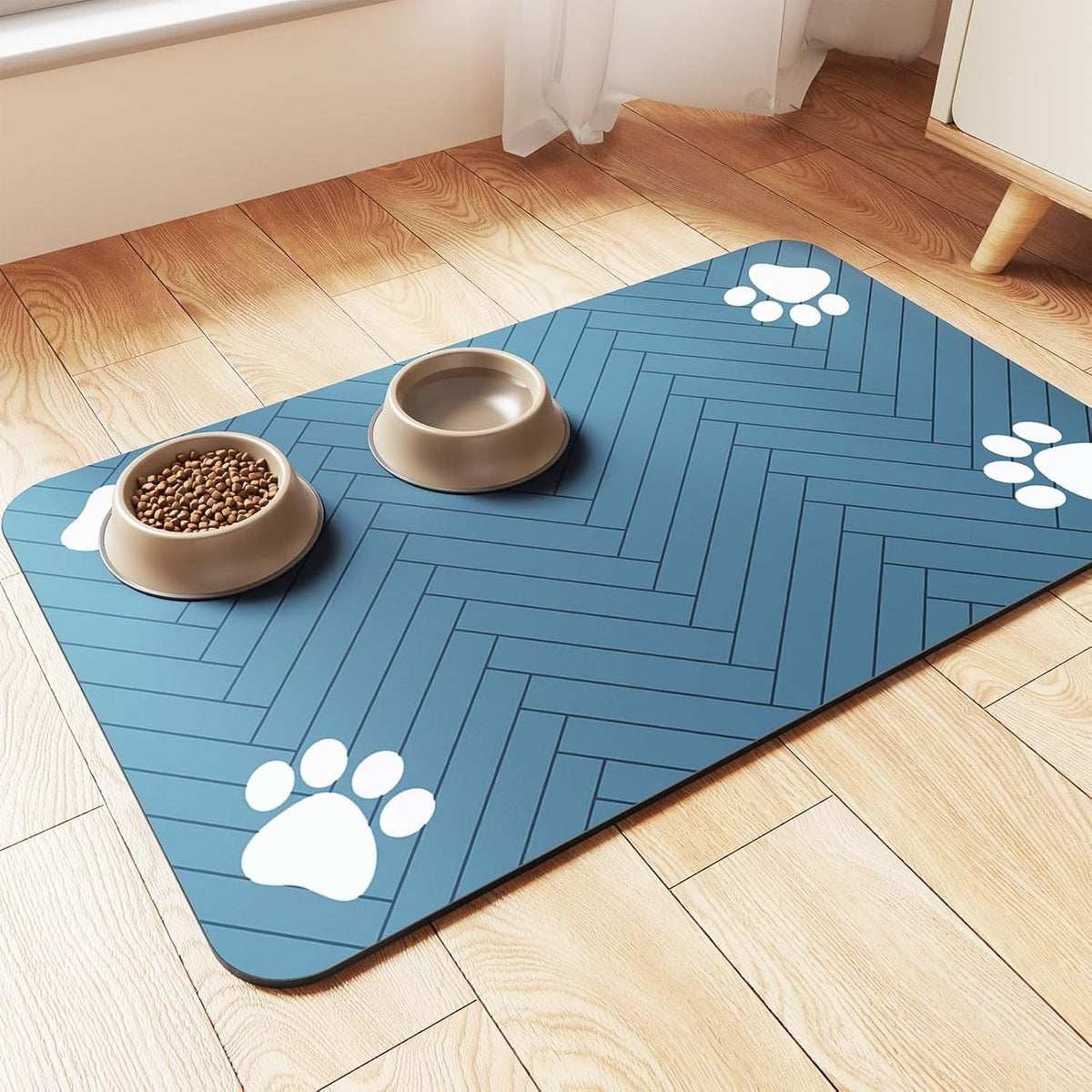 Diatomaceous Pet Feeding Mat - Quick Dry, Anti-Splash