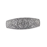 TEAMER Fashion Vintage Celtic Knot Hair Clip Metal Barrettes Pattern Engraved Headwear Witches Knot Hair Accessories for Women