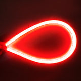 LED Car Eyelash Lights with Soft Rubber Design