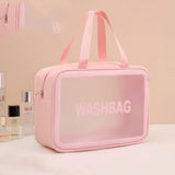 Large Waterproof Transparent Cosmetic Bag for Women