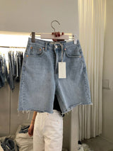 Loose Casual Women's Five-Point Denim Shorts