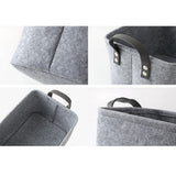 Felt Storage Basket for Laundry and Baby Clothes