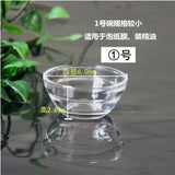 High Transparency Glass Bowls Set for Beauty Salon Tools