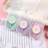 Cute Macaron Mini Stapler Student Stationery Set