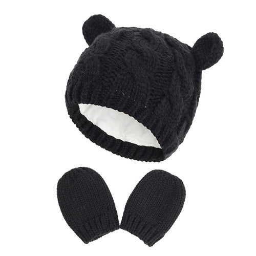 Children's Wool Knitted Ear Cap for Newborns (3-18 Months)