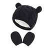 Children's Wool Knitted Ear Cap for Newborns (3-18 Months)