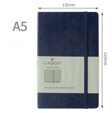 A5 Moleskine Style Hard Cover Grid Notebook Stationery