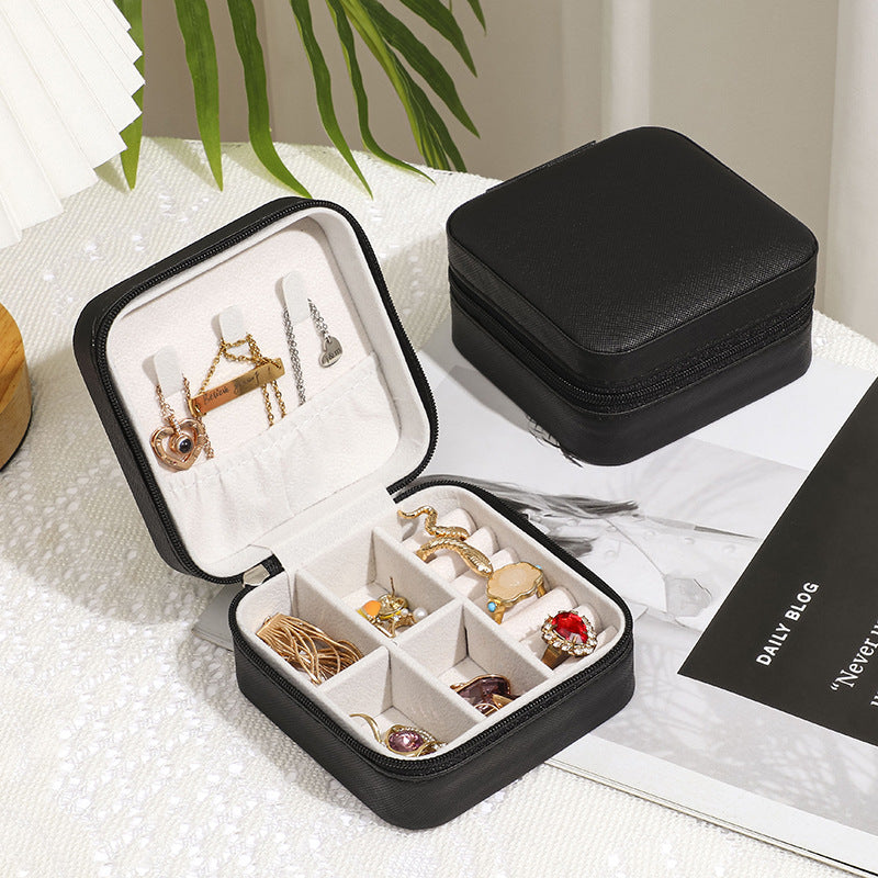 Portable Makeup Organizer and Jewelry Storage Box